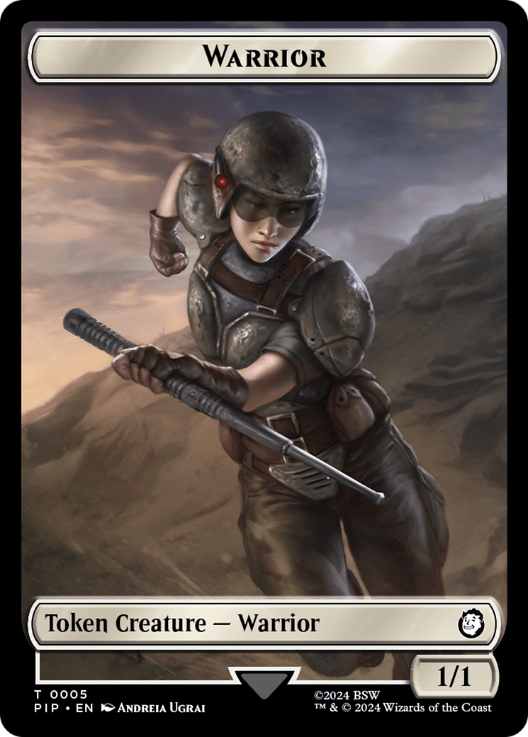 Warrior (TPIP-005) [Tokens] Fallout Tokens MTG Single Wizards of the Coast