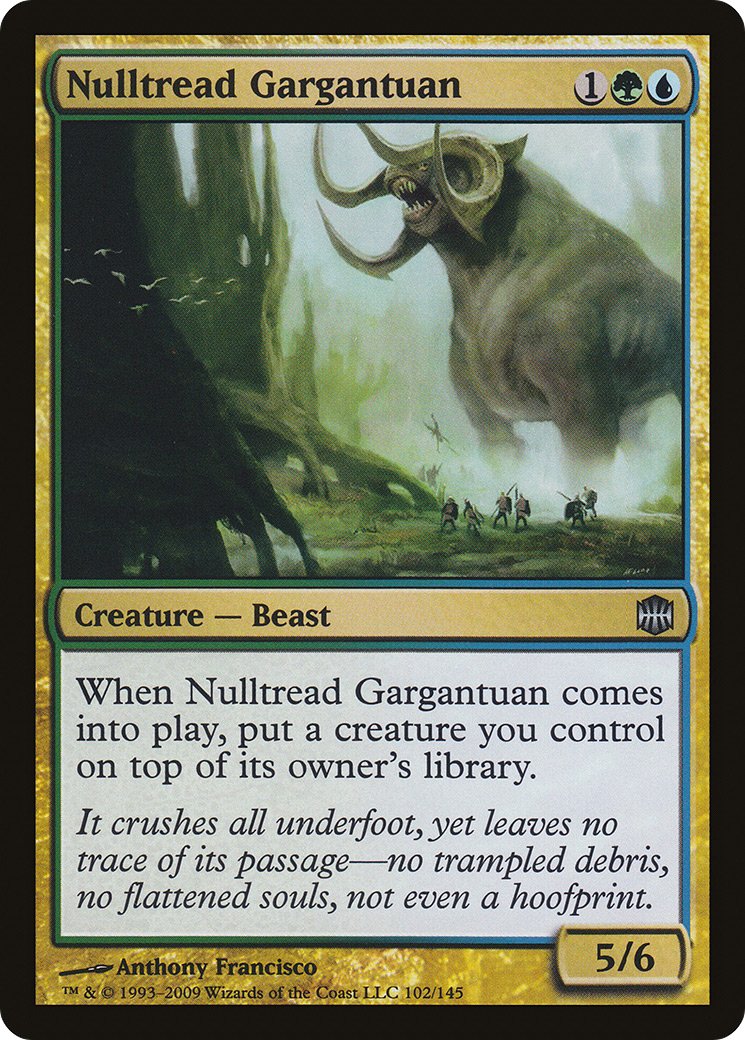 Nulltread Gargantuan (ARB-102) [Alara Reborn] MTG Single Wizards of the Coast