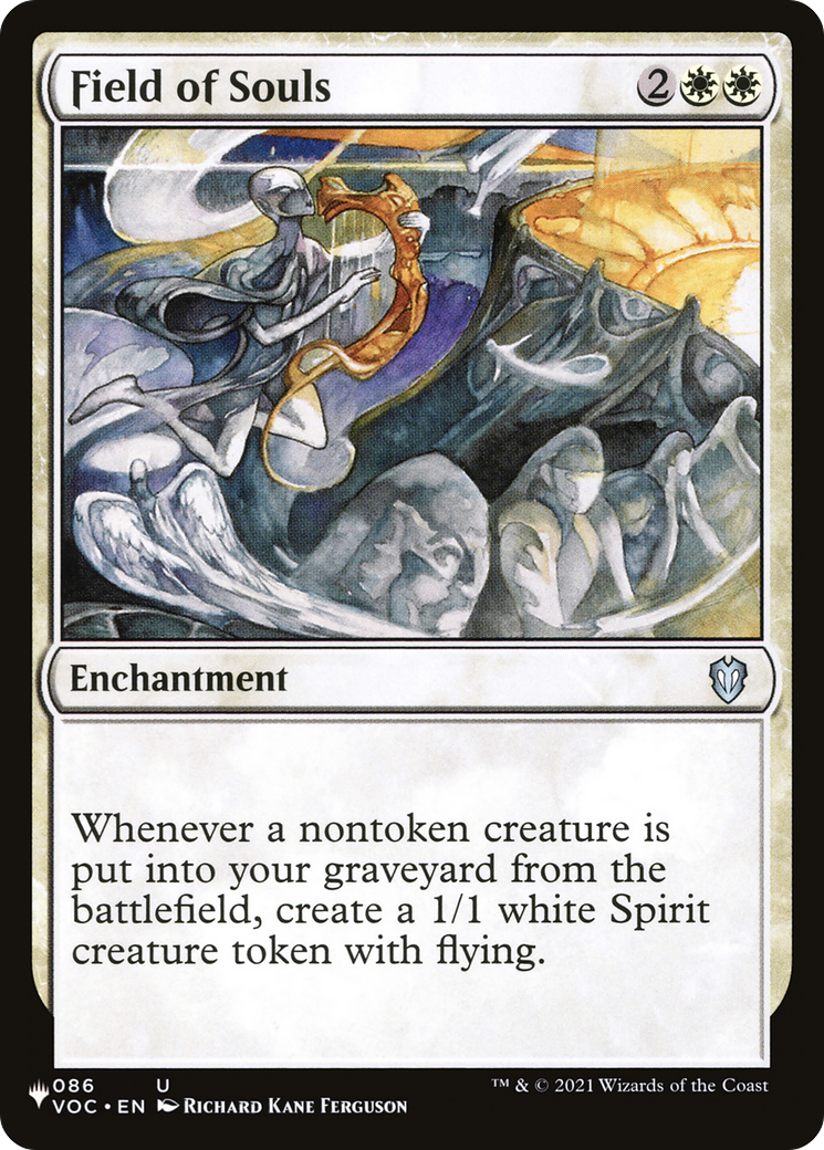 Field of Souls (LIST-VOC-86) [Mystery Booster] The List MTG Single Wizards of the Coast