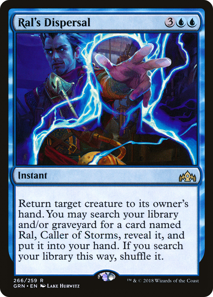 Ral's Dispersal (GRN-266) [Guilds of Ravnica] MTG Single Wizards of the Coast