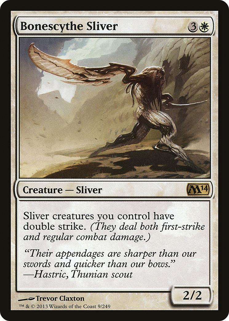Bonescythe Sliver (M14-009) [Magic 2014] MTG Single Wizards of the Coast