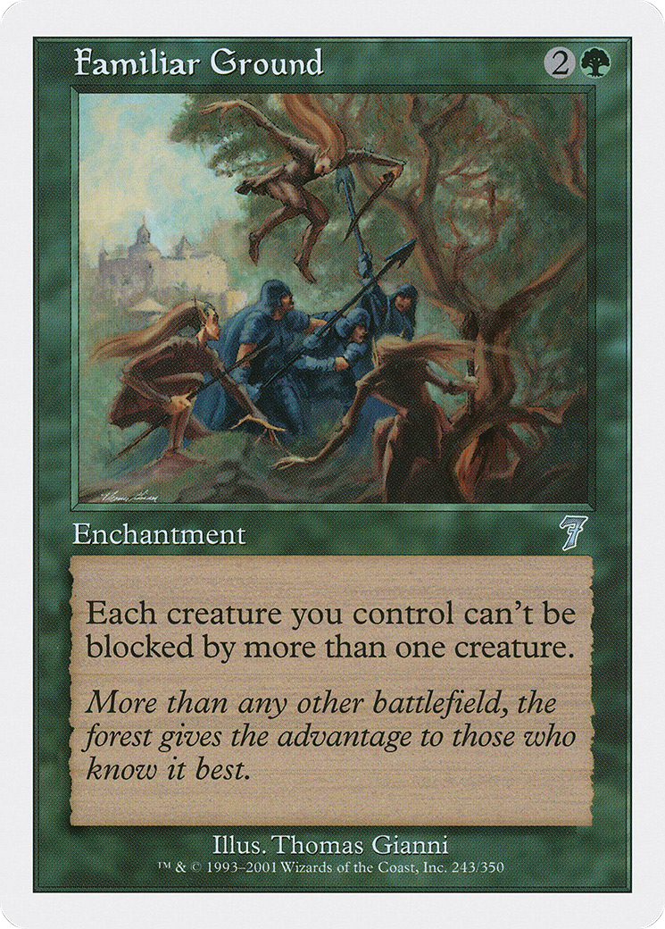Familiar Ground (7ED-243) [7th Edition] MTG Single Wizards of the Coast