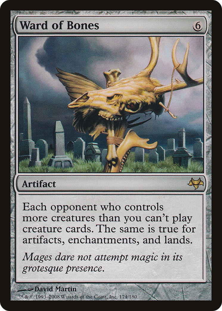 Ward of Bones (EVE-174) [Eventide] Foil MTG Single Wizards of the Coast