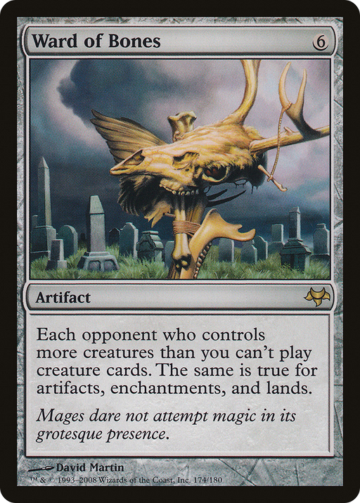 Ward of Bones (EVE-174) [Eventide] MTG Single Wizards of the Coast