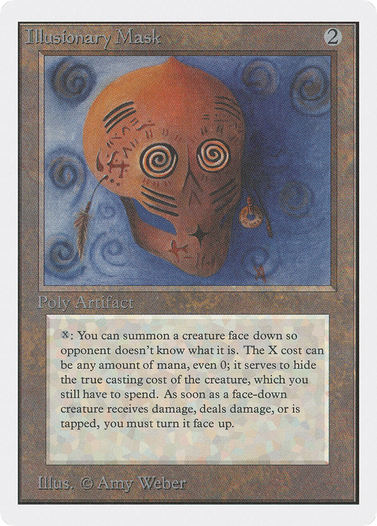 Illusionary Mask (2ED-250) [Oldschool] Unlimited Edition MTG Single Wizards of the Coast