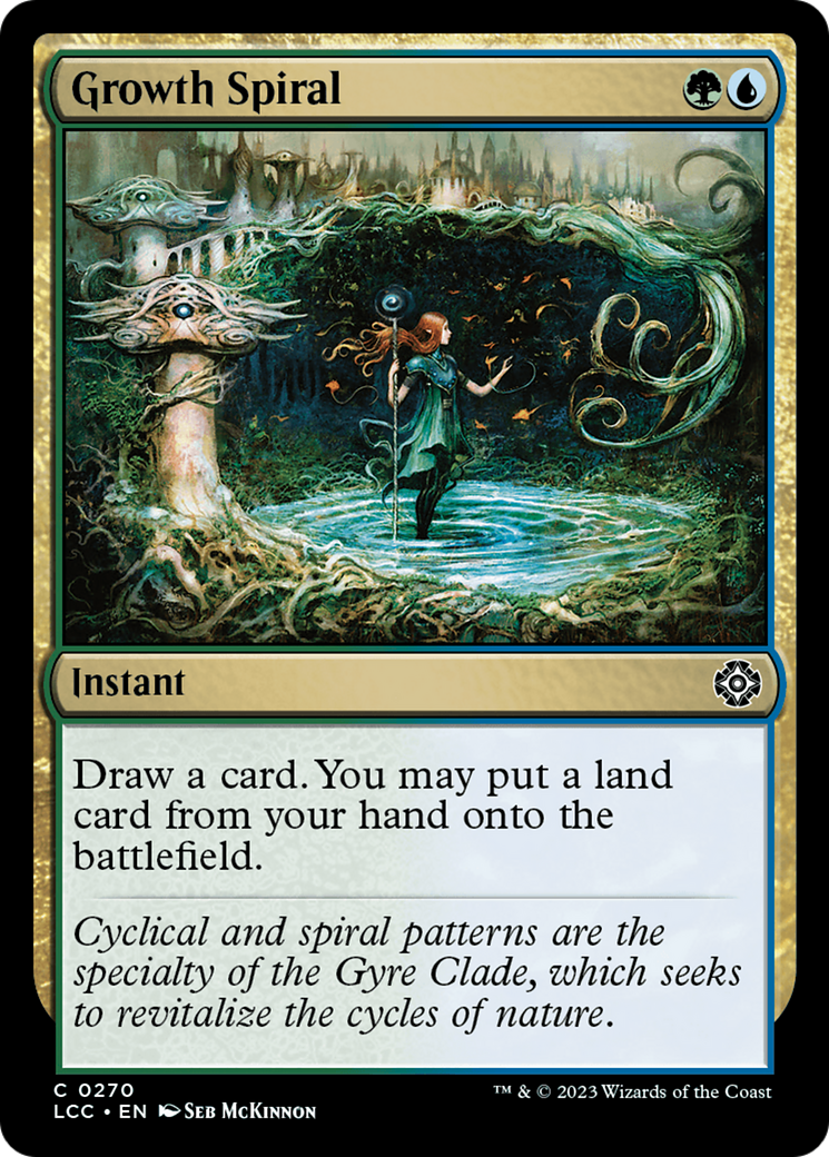 Growth Spiral (LCC-270) [The Lost Caverns of Ixalan Commander] MTG Single Wizards of the Coast
