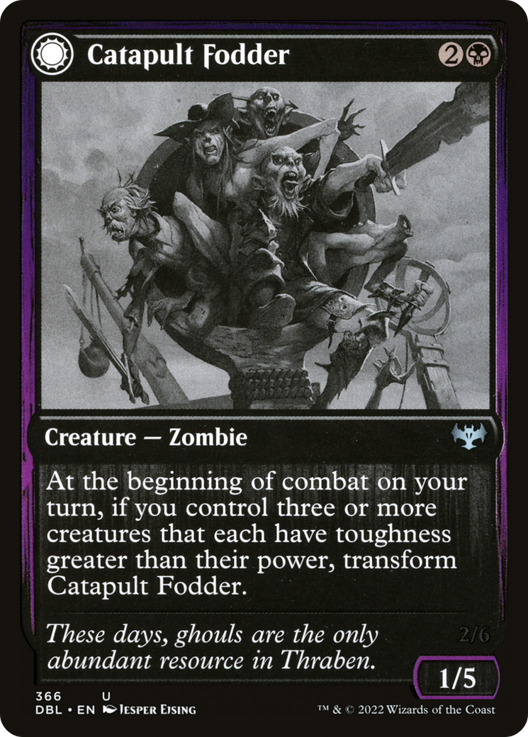 Catapult Fodder (DBL-366) [Innistrad: Double Feature] MTG Single Wizards of the Coast
