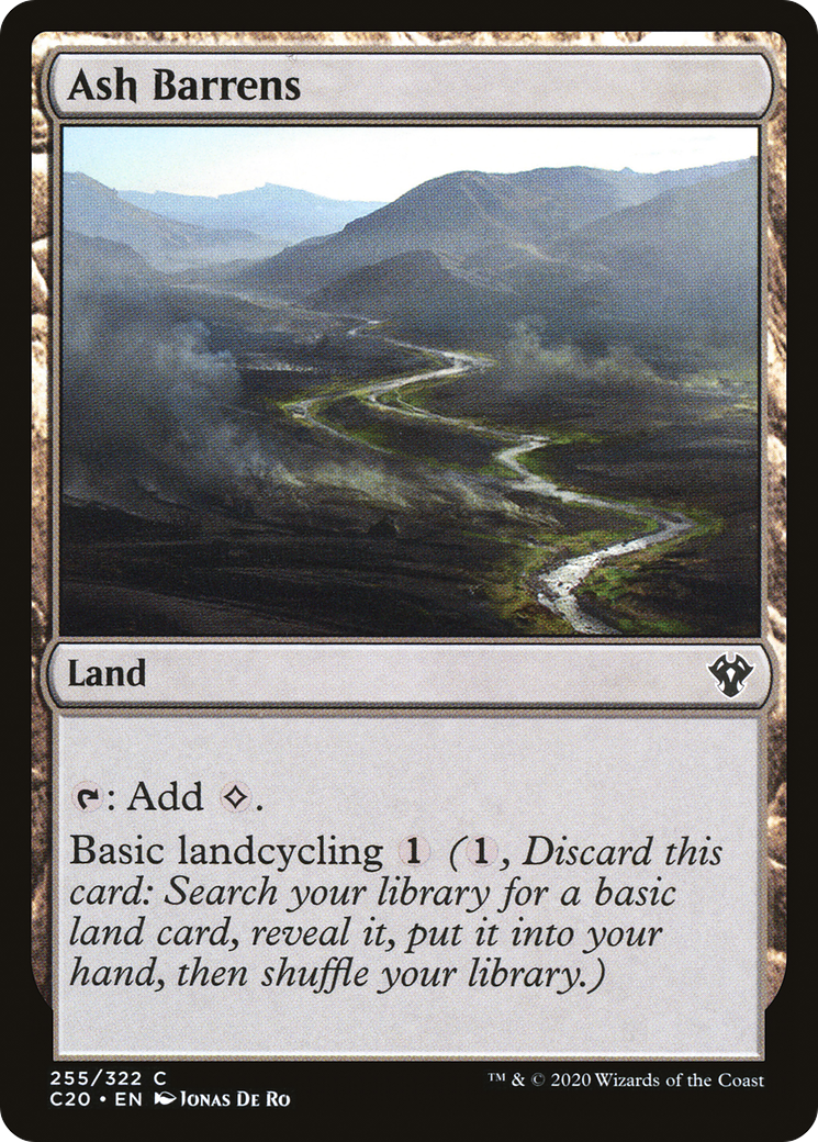 Ash Barrens (C20-255) [Commander 2020] MTG Single Wizards of the Coast