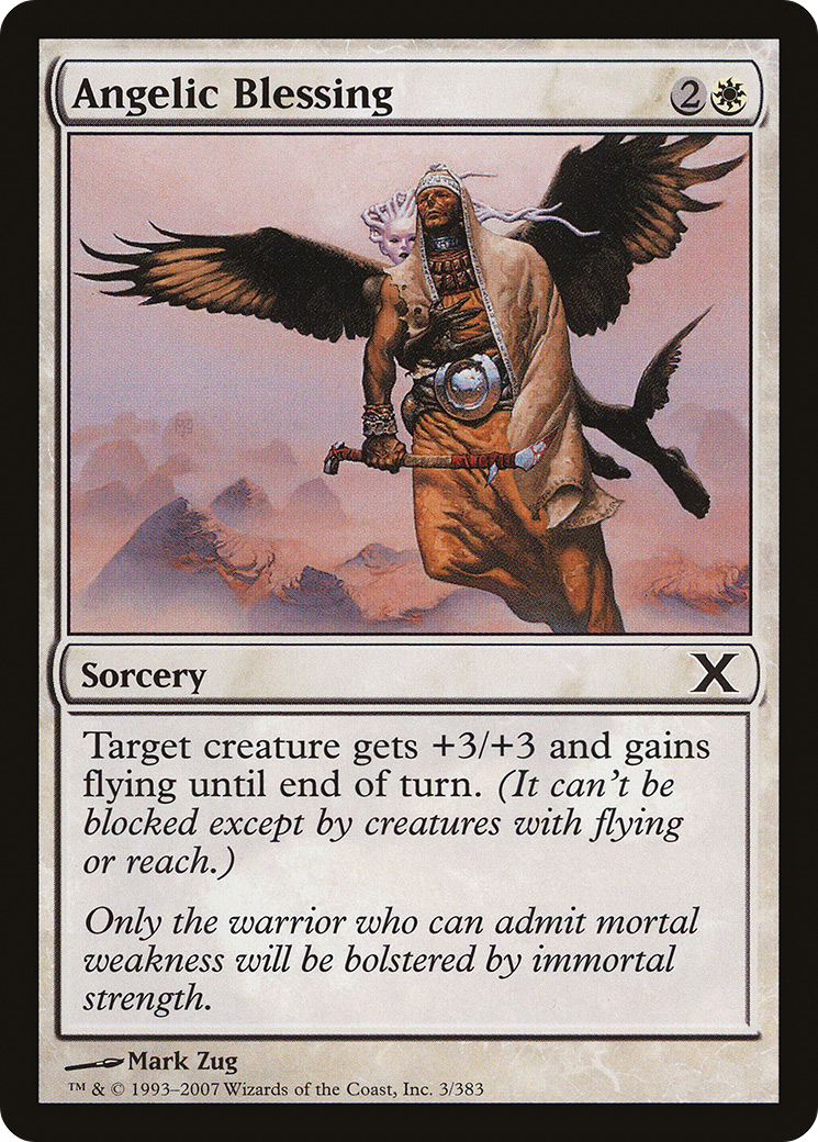 Angelic Blessing (10E-003) [Tenth Edition] MTG Single Wizards of the Coast