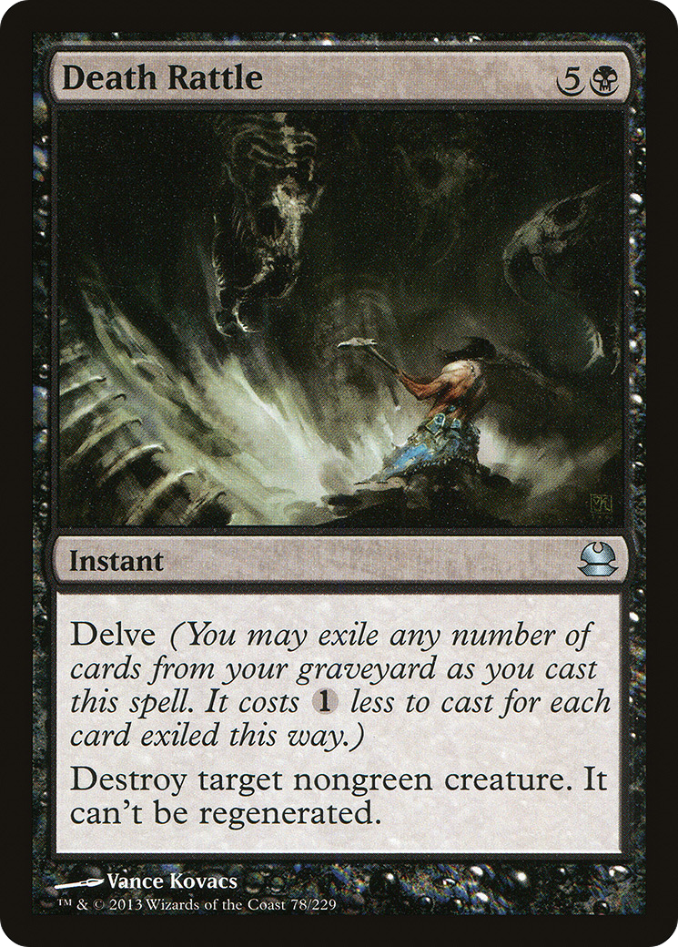 Death Rattle (MMA-078) [Modern Masters] MTG Single Wizards of the Coast