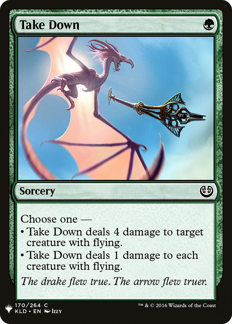 Take Down (LIST-KLD-170) [Mystery Booster] The List MTG Single Wizards of the Coast