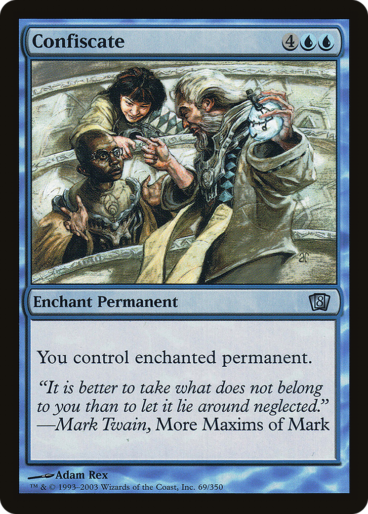 Confiscate (8ED-069) [8th Edition] Foil MTG Single Wizards of the Coast