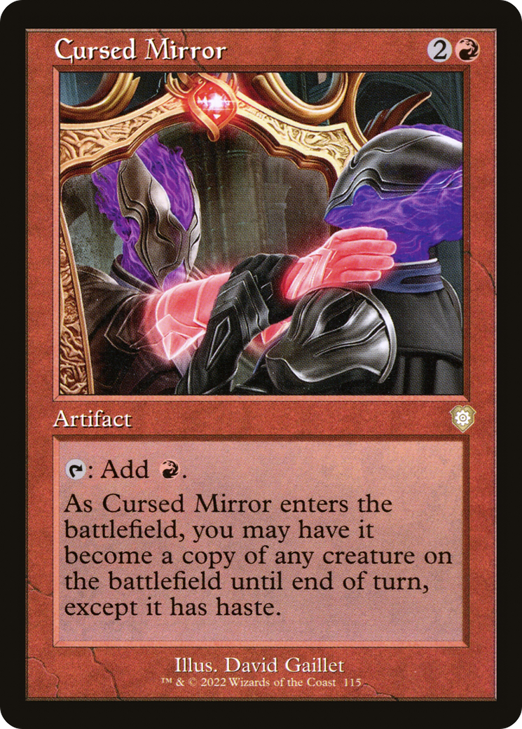 Cursed Mirror (BRC-115) [The Brothers' War Commander] MTG Single Wizards of the Coast