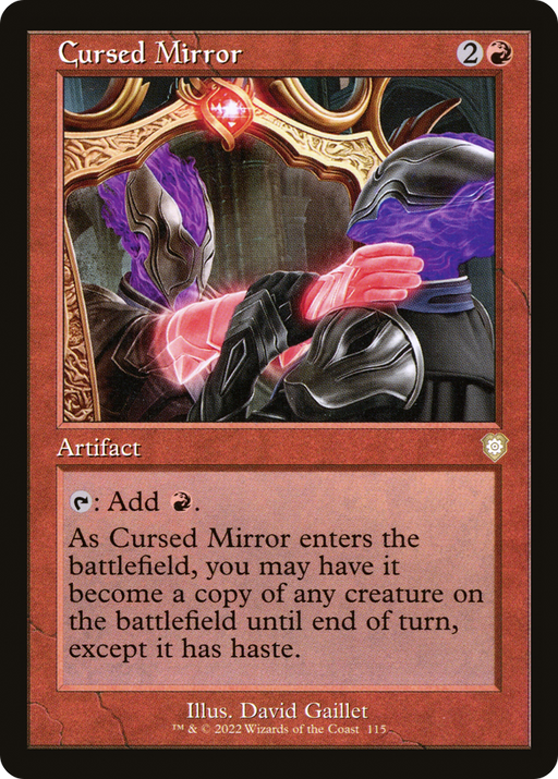 Cursed Mirror (BRC-115) [The Brothers' War Commander] MTG Single Wizards of the Coast