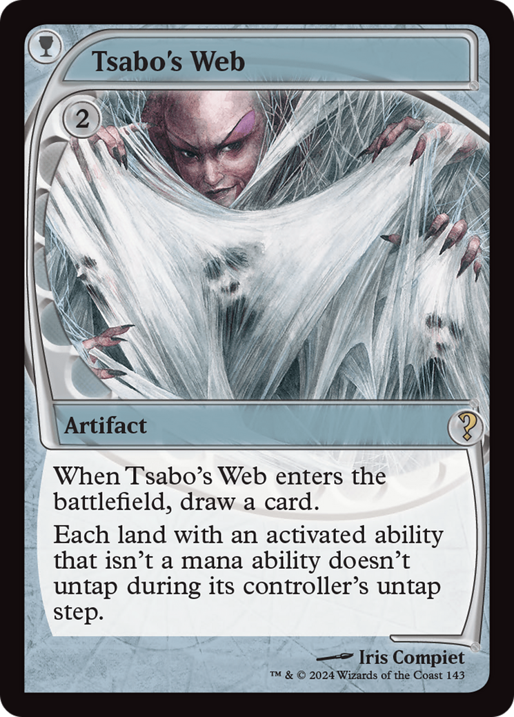 Tsabo's Web (Future Sight) (MB2-143) [Mystery Booster] Mystery Booster 2 MTG Single Wizards of the Coast
