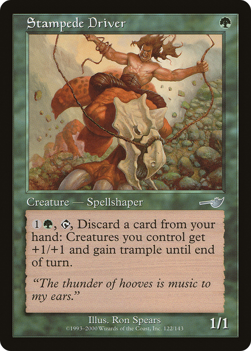 Stampede Driver (NMS-122) [Nemesis] Foil MTG Single Wizards of the Coast