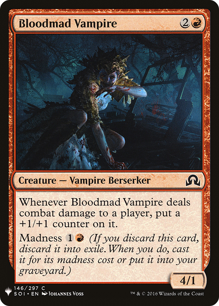 Bloodmad Vampire (LIST-146) [Mystery Booster] The List MTG Single Wizards of the Coast