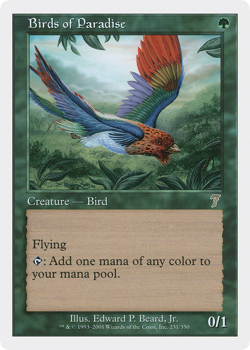 Birds of Paradise (7ED-231) [7th Edition] MTG Single Wizards of the Coast