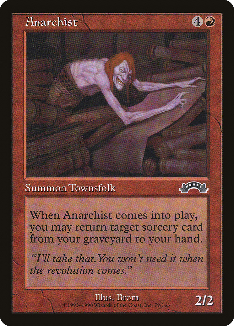 Anarchist (EXO-079) [Exodus] MTG Single Wizards of the Coast
