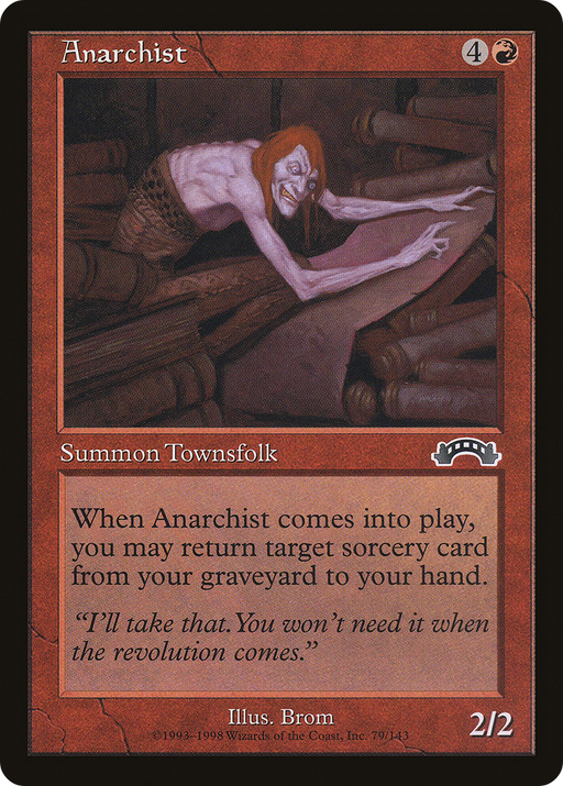 Anarchist (EXO-079) [Exodus] MTG Single Wizards of the Coast