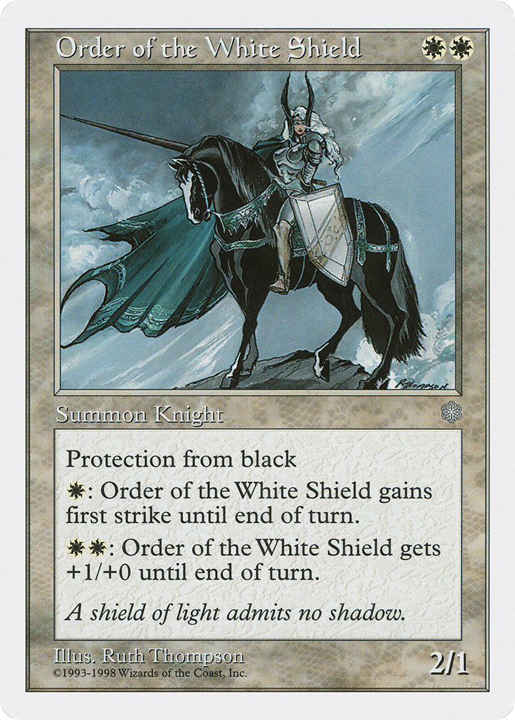 Order of the White Shield (ATH-009) [Anthologies] MTG Single Wizards of the Coast