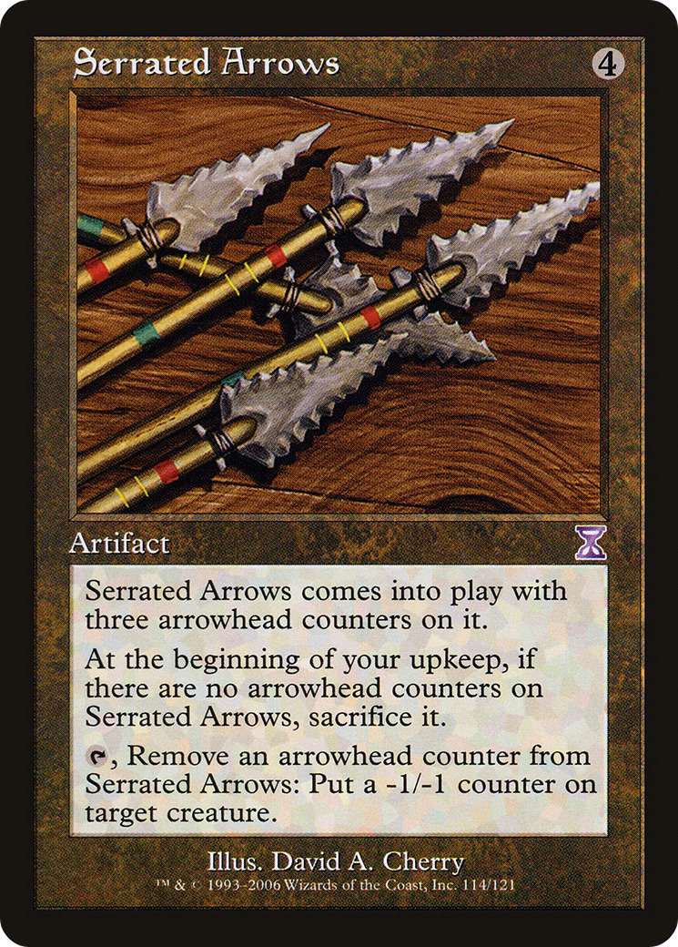 Serrated Arrows (TSB-114) [Time Spiral Timeshifted] MTG Single Wizards of the Coast