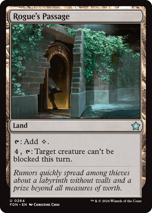 Rogue's Passage (FDN-264) [Foundations] MTG Single Wizards of the Coast