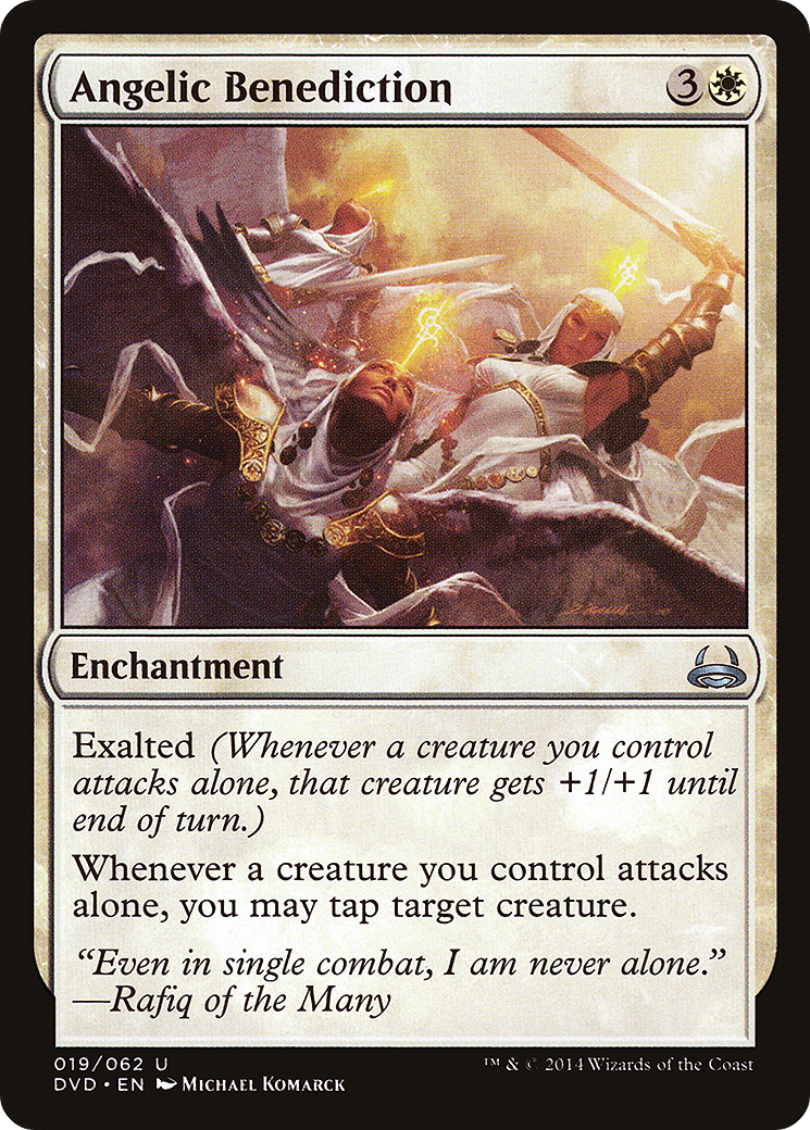 Angelic Benediction (DD3-019) [Misc] Duel Decks Anthology: Divine vs. Demonic MTG Single Wizards of the Coast