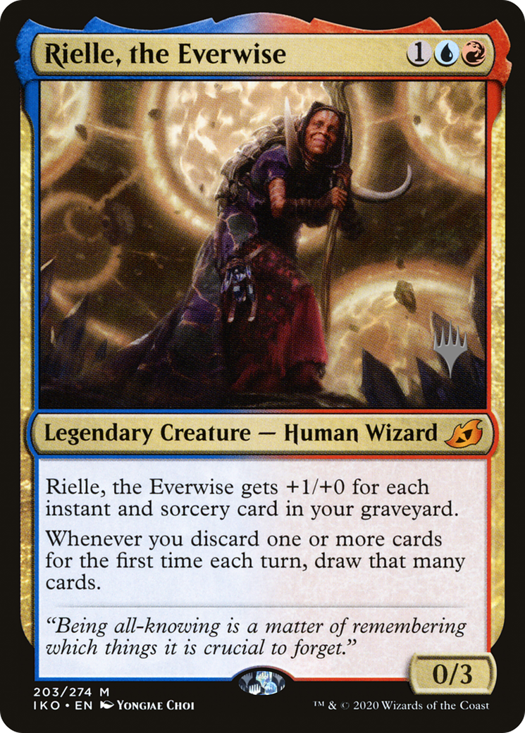 Rielle, the Everwise (PPIKO-203) [Ikoria: Lair of Behemoths Promos] Foil MTG Single Wizards of the Coast