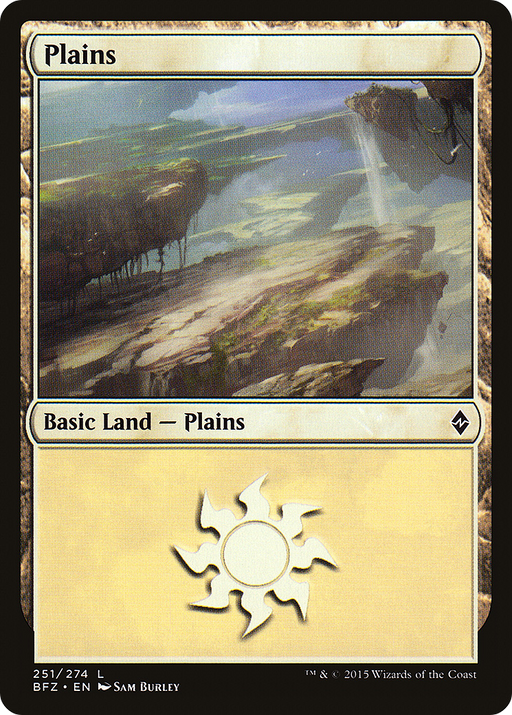 Plains (BFZ-251A) [Battle for Zendikar] MTG Single Wizards of the Coast
