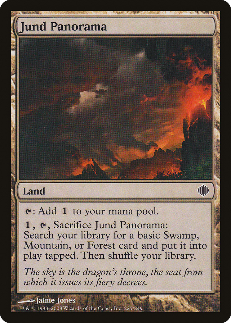 Jund Panorama (ALA-225) [Shards of Alara] Foil MTG Single Wizards of the Coast
