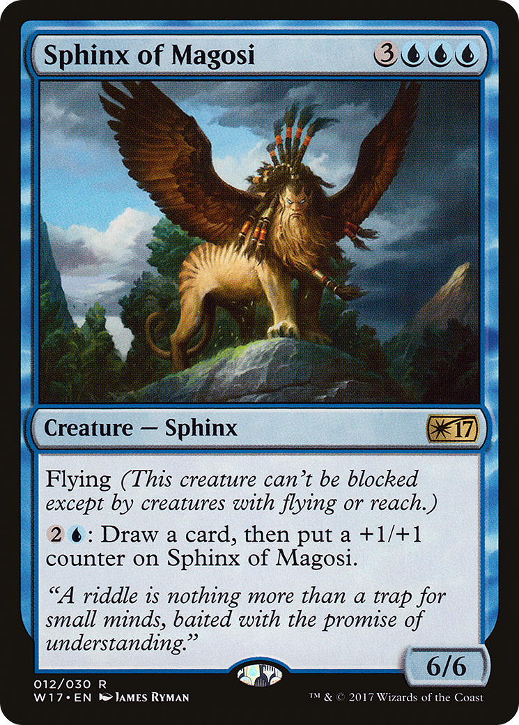 Sphinx of Magosi (W17-012) [Misc] Welcome Deck 2017 MTG Single Wizards of the Coast
