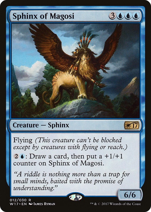 Sphinx of Magosi (W17-012) [Misc] Welcome Deck 2017 MTG Single Wizards of the Coast
