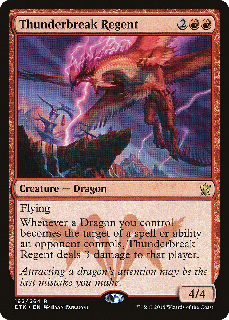 Thunderbreak Regent (DTK-162) [Dragons of Tarkir] Foil MTG Single Wizards of the Coast