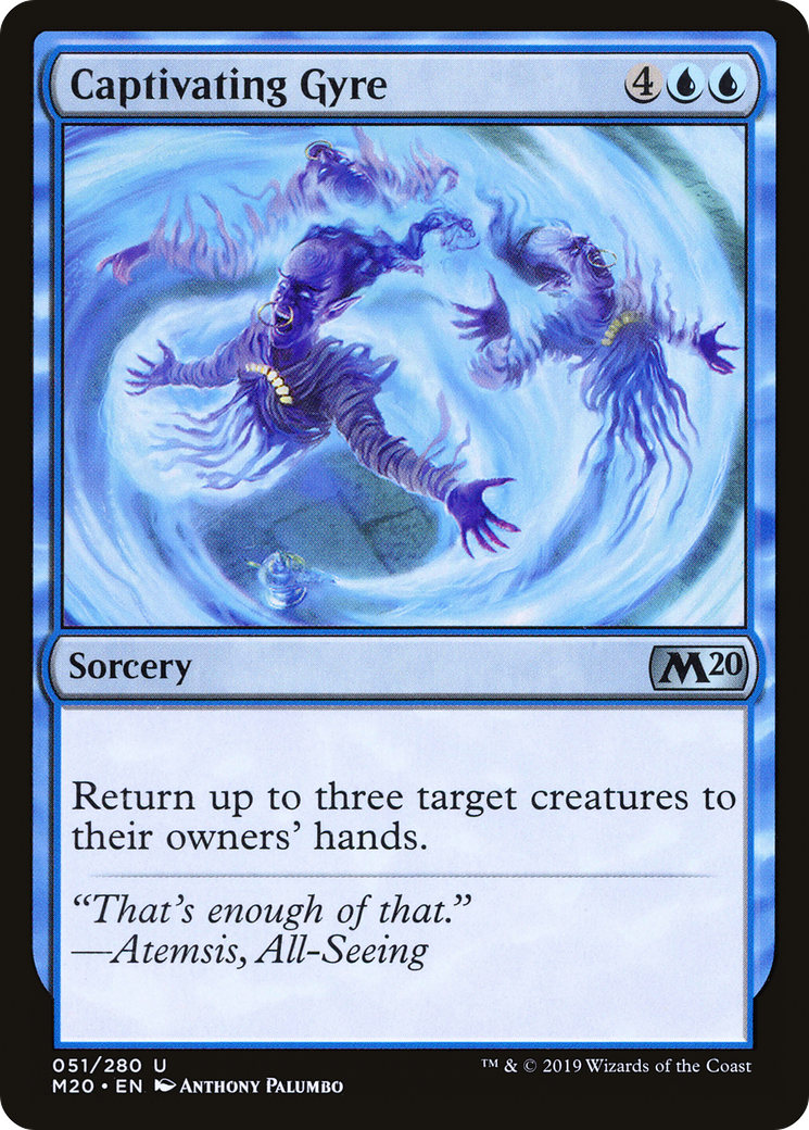 Captivating Gyre (M20-051) [Core Set 2020] Foil MTG Single Wizards of the Coast
