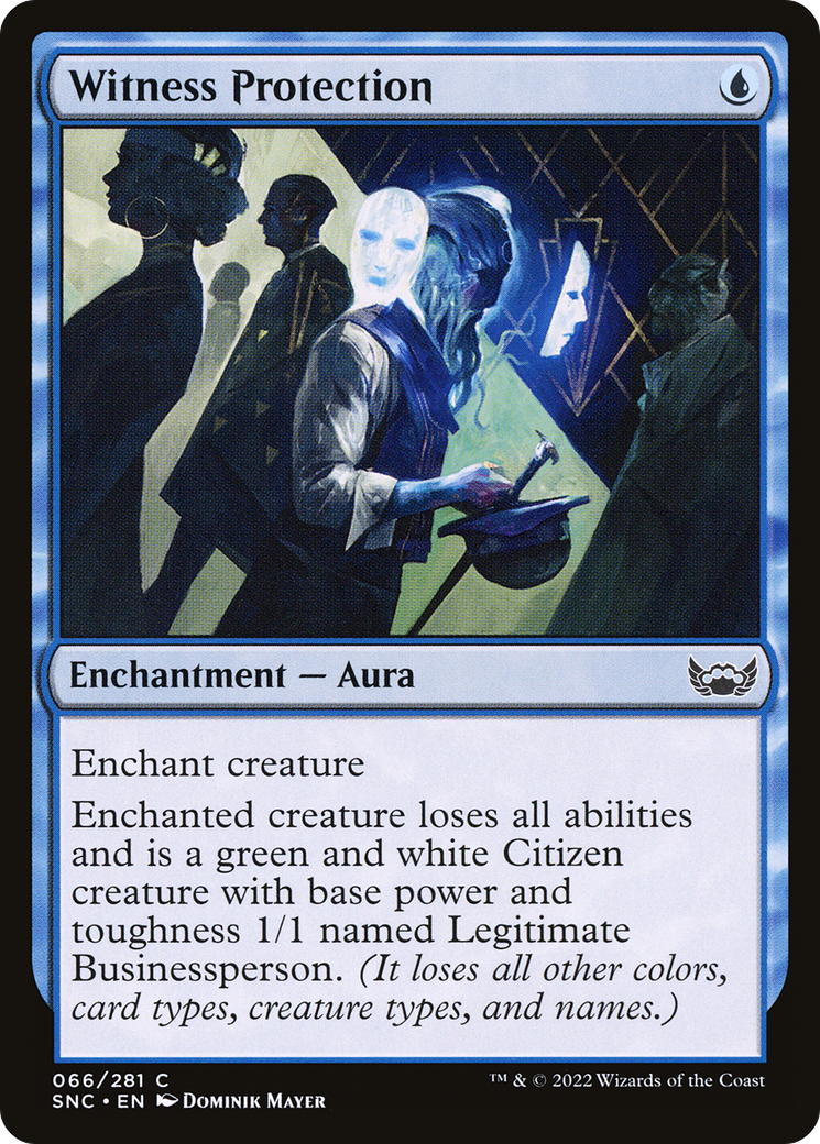 Witness Protection (SNC-066) [Streets of New Capenna] Foil MTG Single Wizards of the Coast
