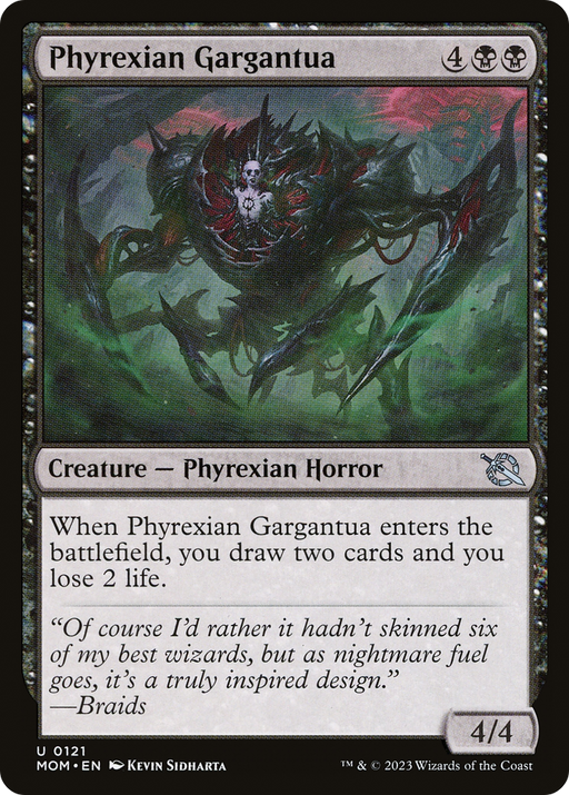 Phyrexian Gargantua (MOM-121) [March of the Machine] Foil MTG Single Wizards of the Coast