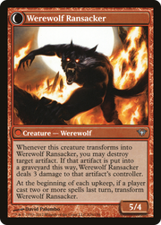 Afflicted Deserter // Werewolf Ransacker (DKA-081) [Dark Ascension] Foil MTG Single Wizards of the Coast