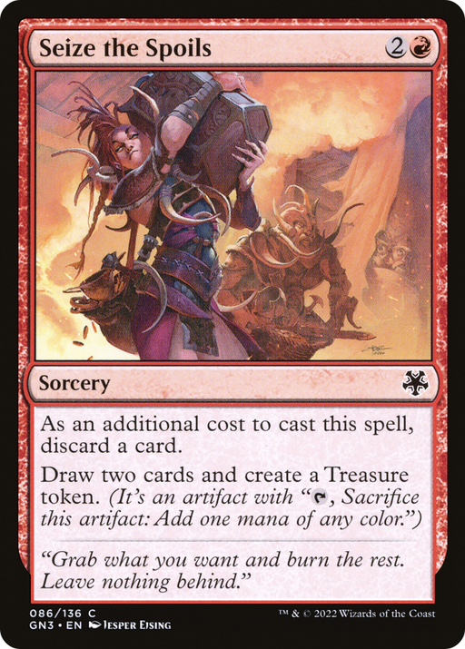 Seize the Spoils (GN3-086) [Misc] Game Night: Free-for-All MTG Single Wizards of the Coast