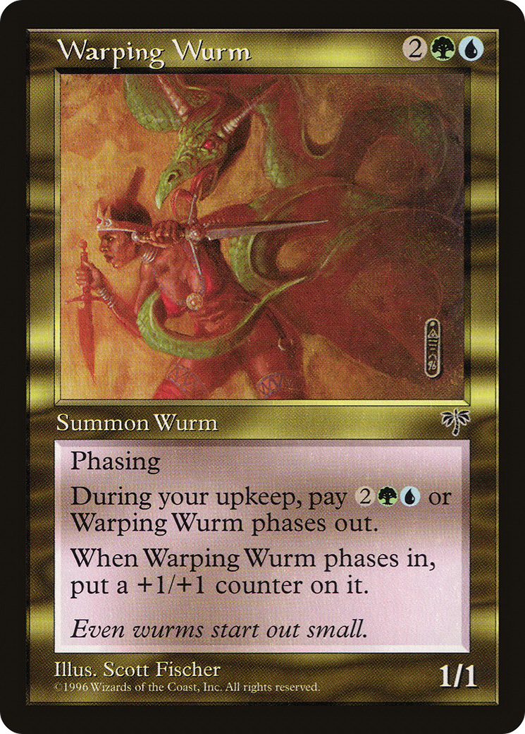 Warping Wurm (MIR-287) [Mirage] MTG Single Wizards of the Coast