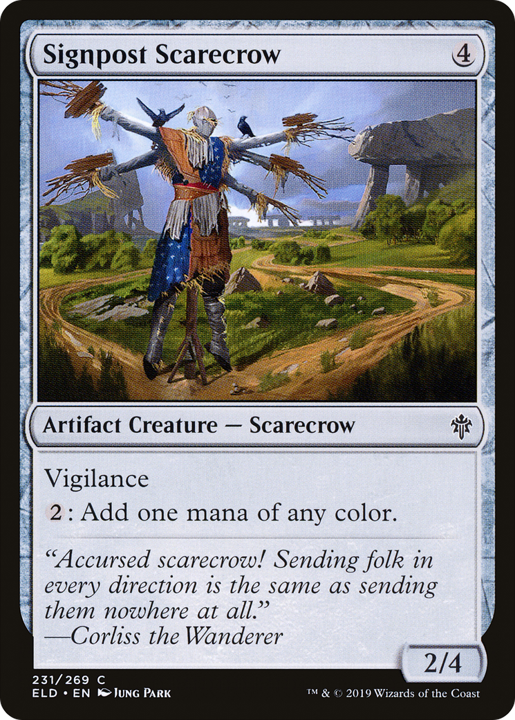 Signpost Scarecrow (ELD-231) [Throne of Eldraine] Foil MTG Single Wizards of the Coast