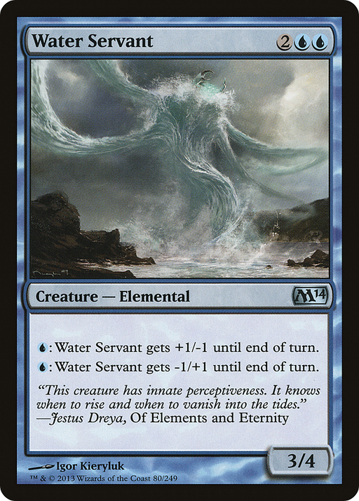 Water Servant (M14-080) [Magic 2014] Foil MTG Single Wizards of the Coast