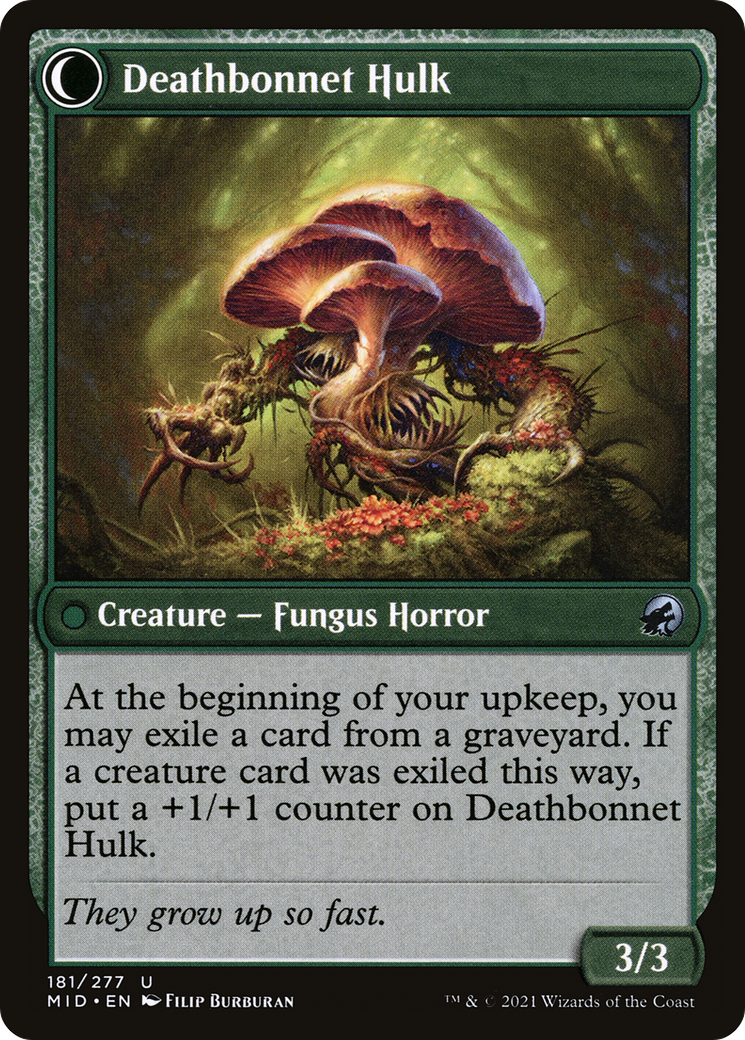 Deathbonnet Sprout (MID-181) [Innistrad: Midnight Hunt] Foil MTG Single Wizards of the Coast
