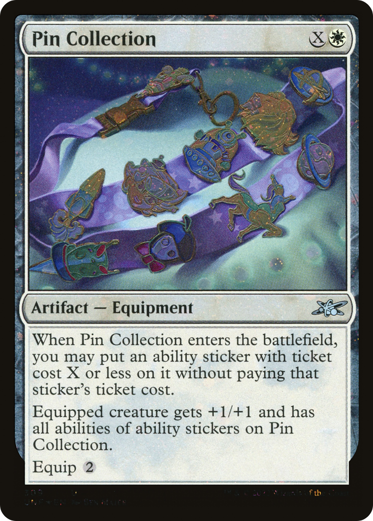 Pin Collection (Galaxy Foil) (UNF-309) [Unfinity] Foil MTG Single Wizards of the Coast