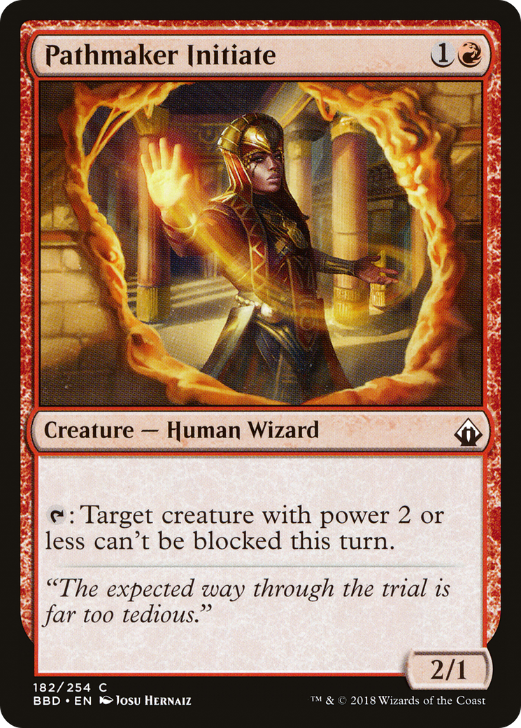 Pathmaker Initiate (BBD-182) [Battlebond] MTG Single Wizards of the Coast