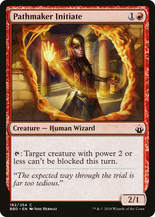 Pathmaker Initiate (BBD-182) [Battlebond] MTG Single Wizards of the Coast