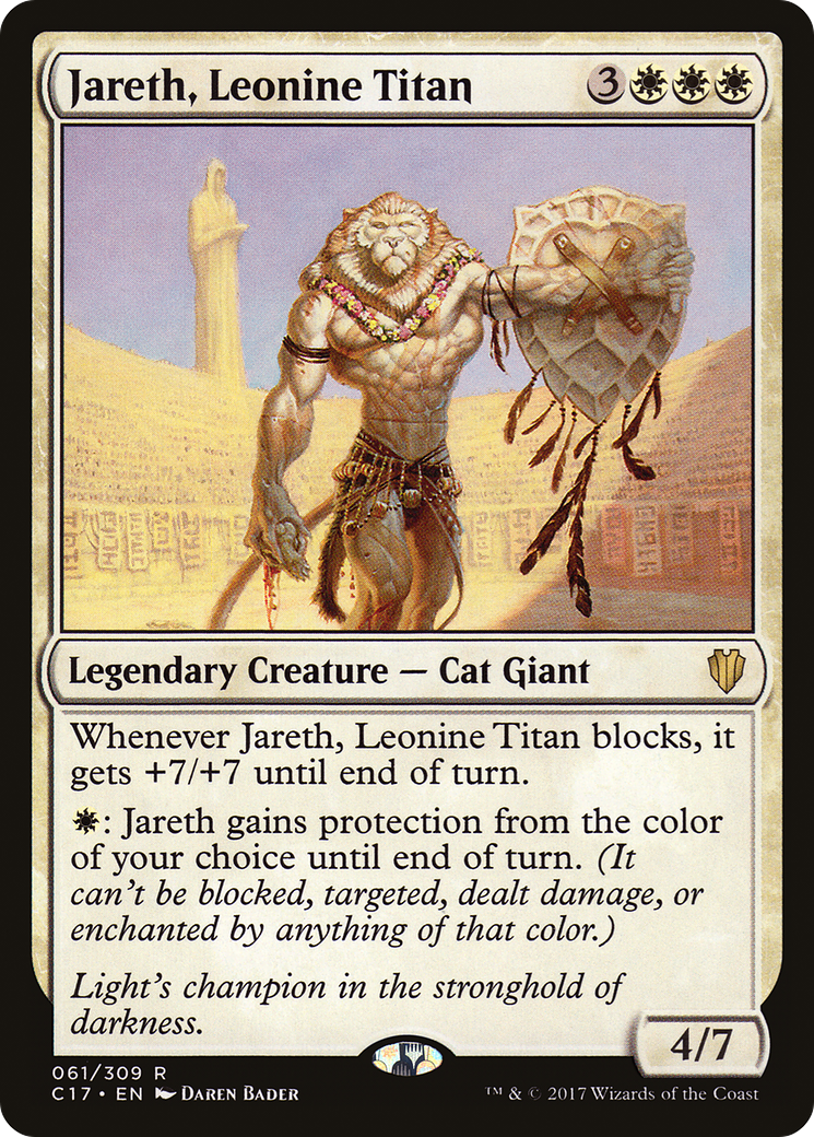Jareth, Leonine Titan (C17-061) [Commander 2017] MTG Single Wizards of the Coast