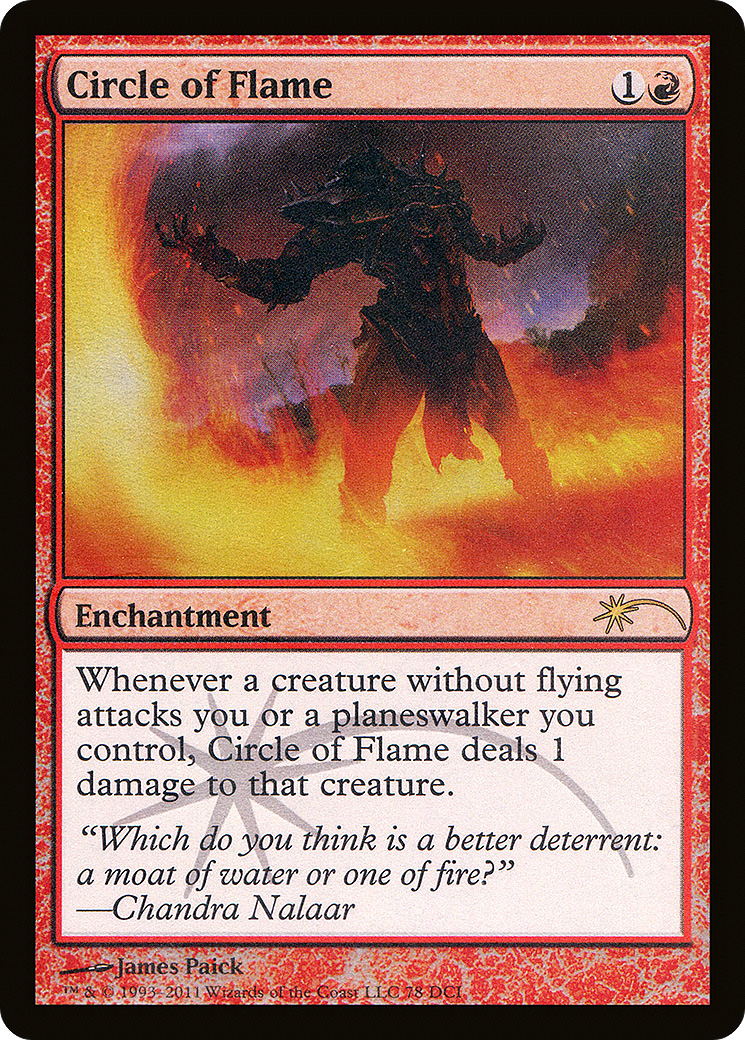 Circle of Flame (WPN-078) [Misc] DCI Promos Foil MTG Single Wizards of the Coast