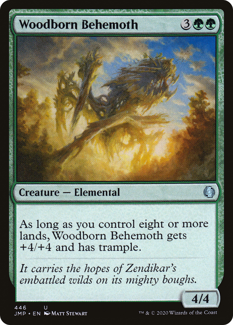 Woodborn Behemoth (JMP-446) [Jumpstart] MTG Single Wizards of the Coast