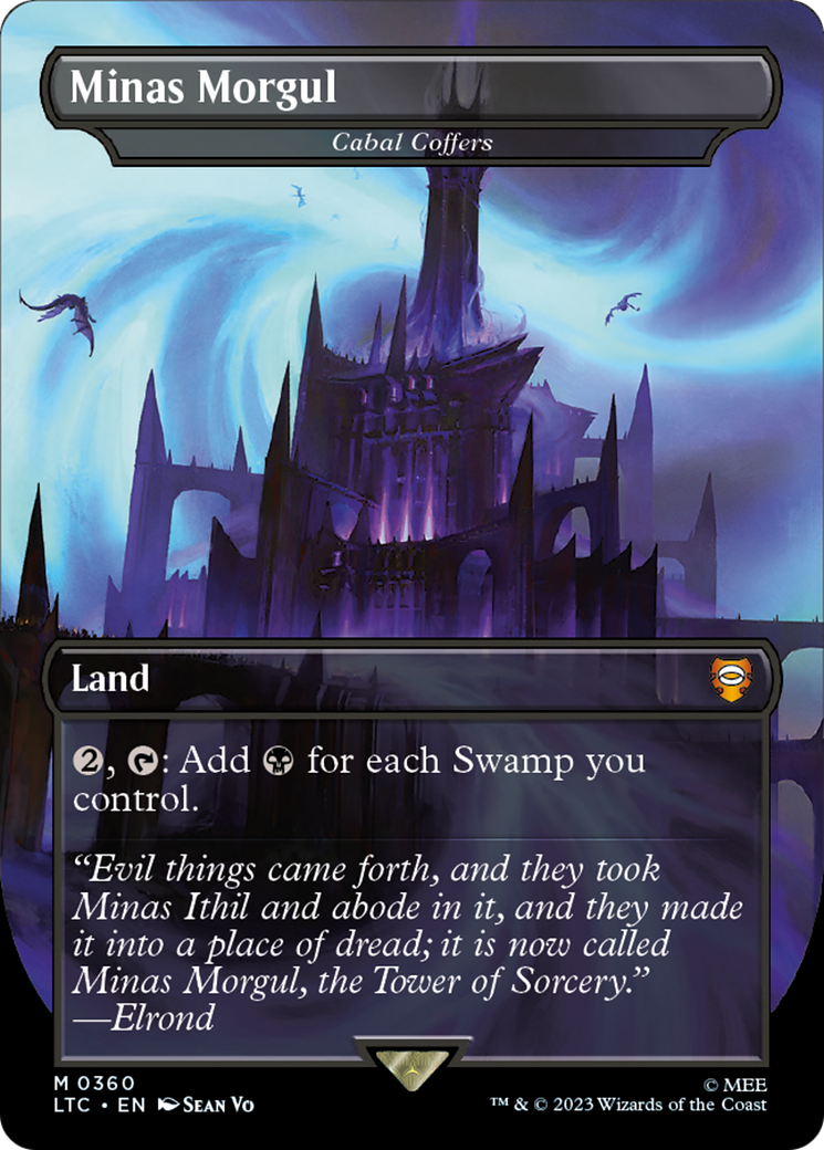 Minas Morgul - Cabal Coffers (LTC-360) [Tales of Middle-earth Commander] (Borderless) MTG Single Wizards of the Coast
